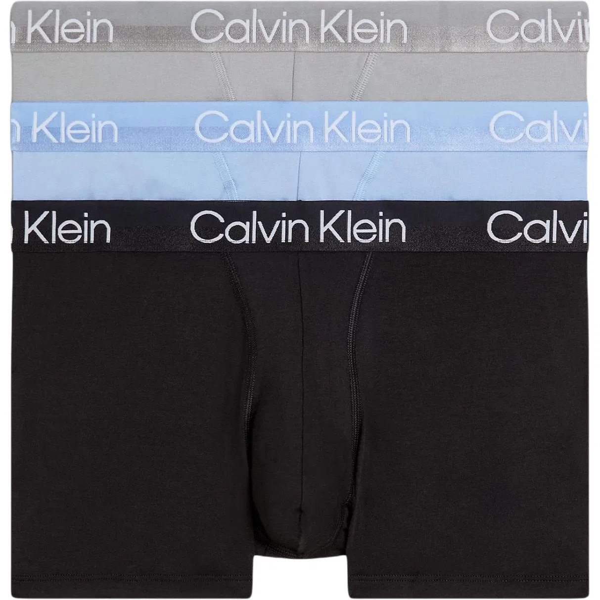 Мужские боксеры Calvin Klein, 3 штуки, Black/Blue/Gray