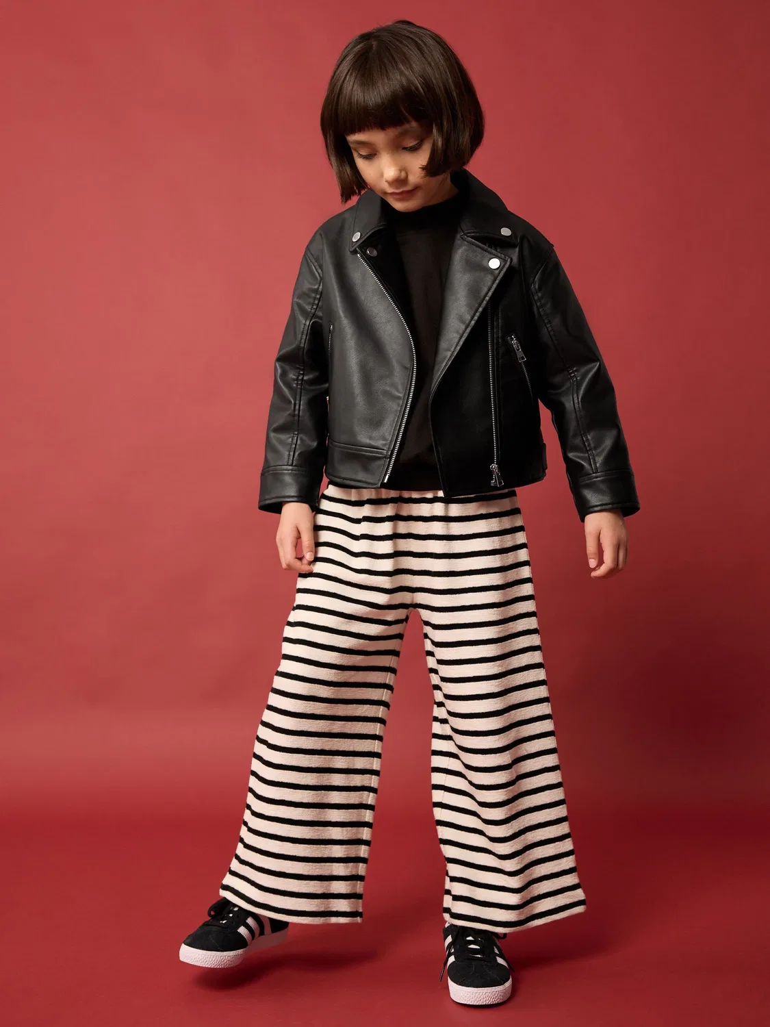 Куртка косуха Black PU Biker Jacket Next, черный — фото 2