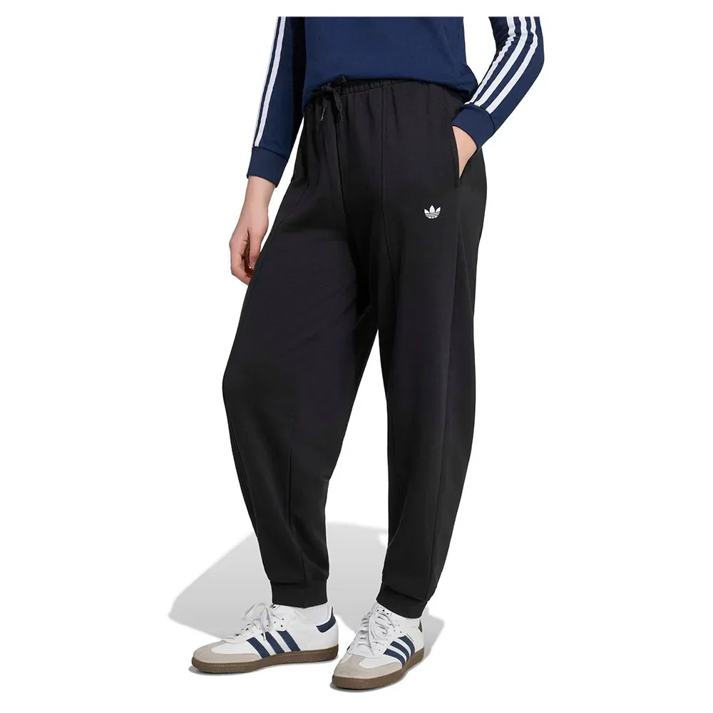 Детские спортивные штаны свободного кроя Oversized French Terry Adidas Originals, Black