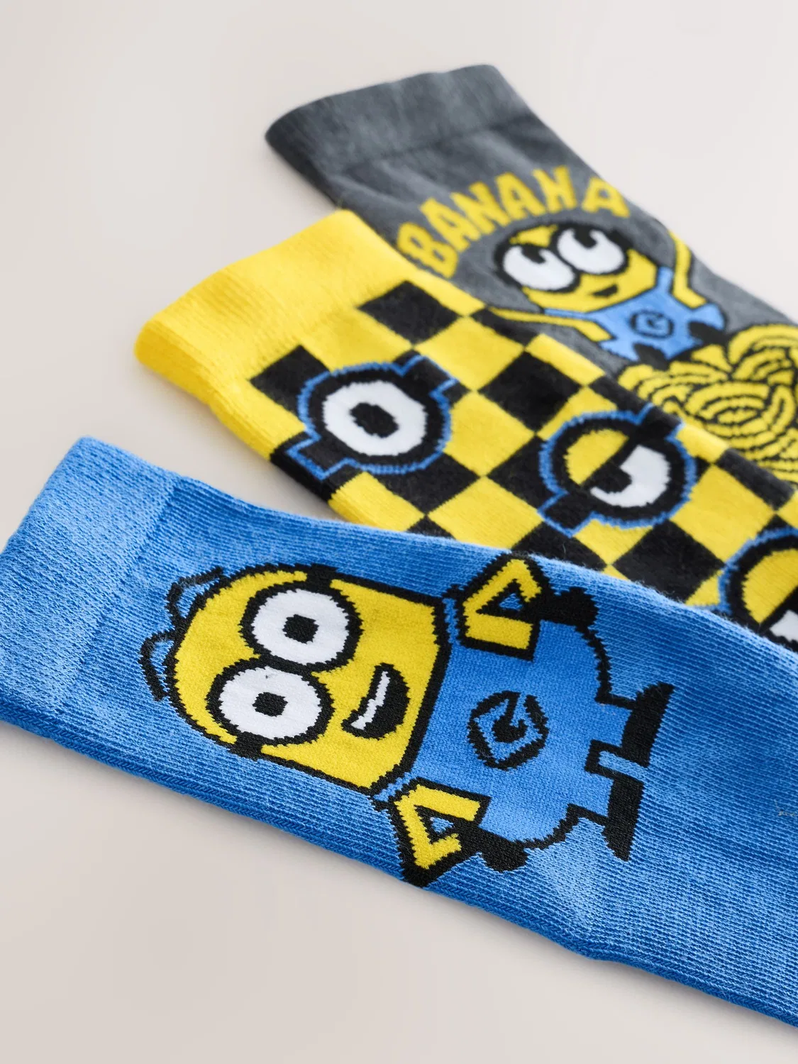 Носки Minions 3 пары Next, хлопок — фото 2