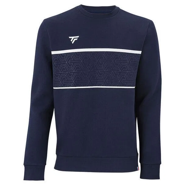 Детский свитшот с принтом Tecnifibre Team, Цвет BLAU / Navyblau