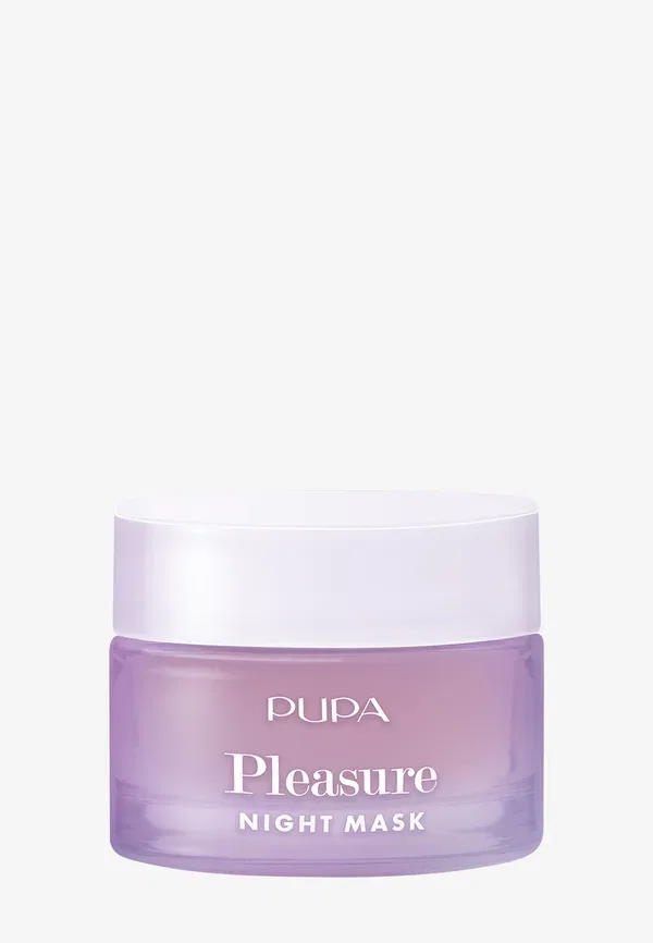 Маска для губ ночная с маслом сладкого миндаля Pleasure lip night mask Pupa Milano, Blueberry 12 мл, черничный
