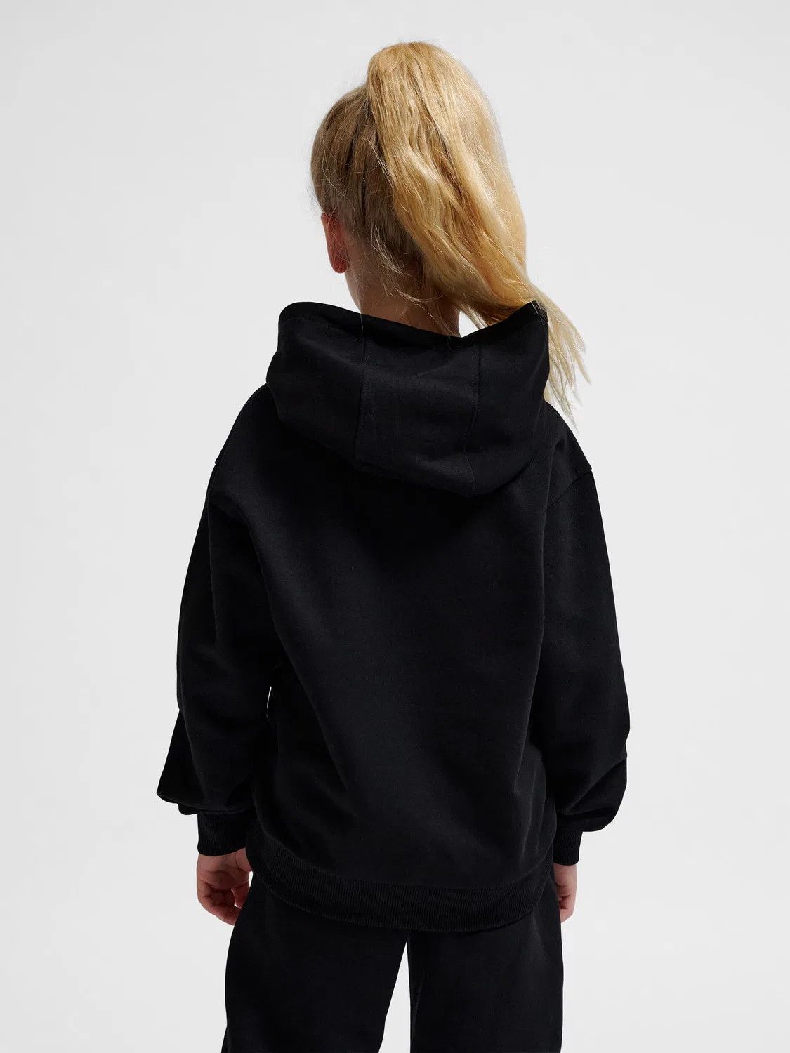 Детское худи свободного кроя Hmljr Loose Hummel, Schwarz — фото 2