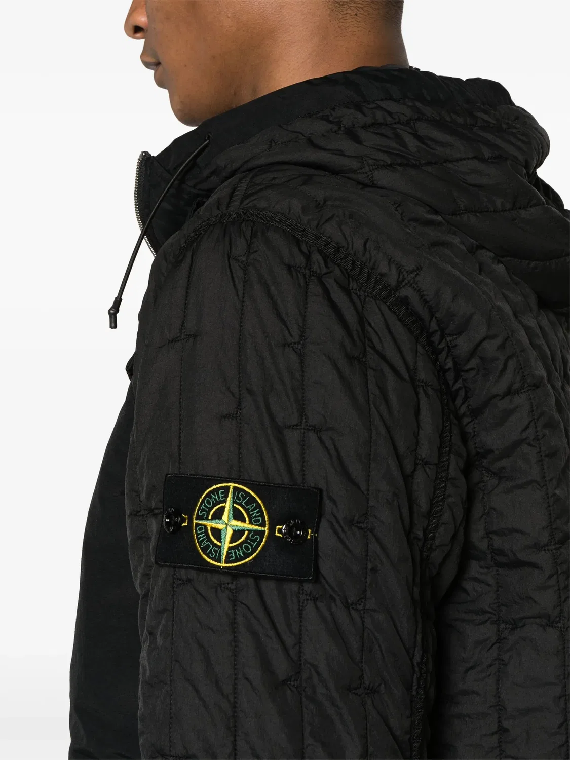 Куртка с фартуком и стеганым покрытием Stone Island, черный — фото 2