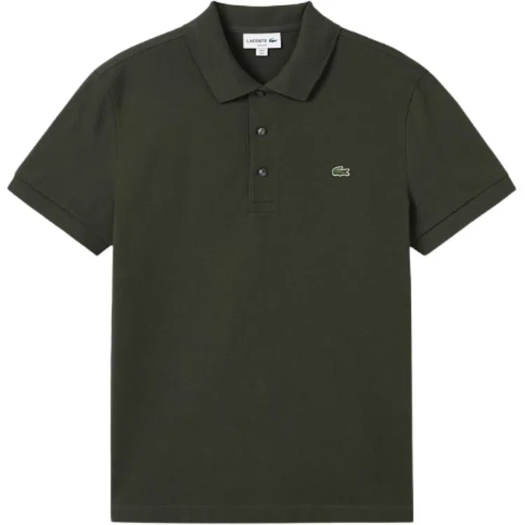 Мужское поло с логотипом LACOSTE, Brown Green