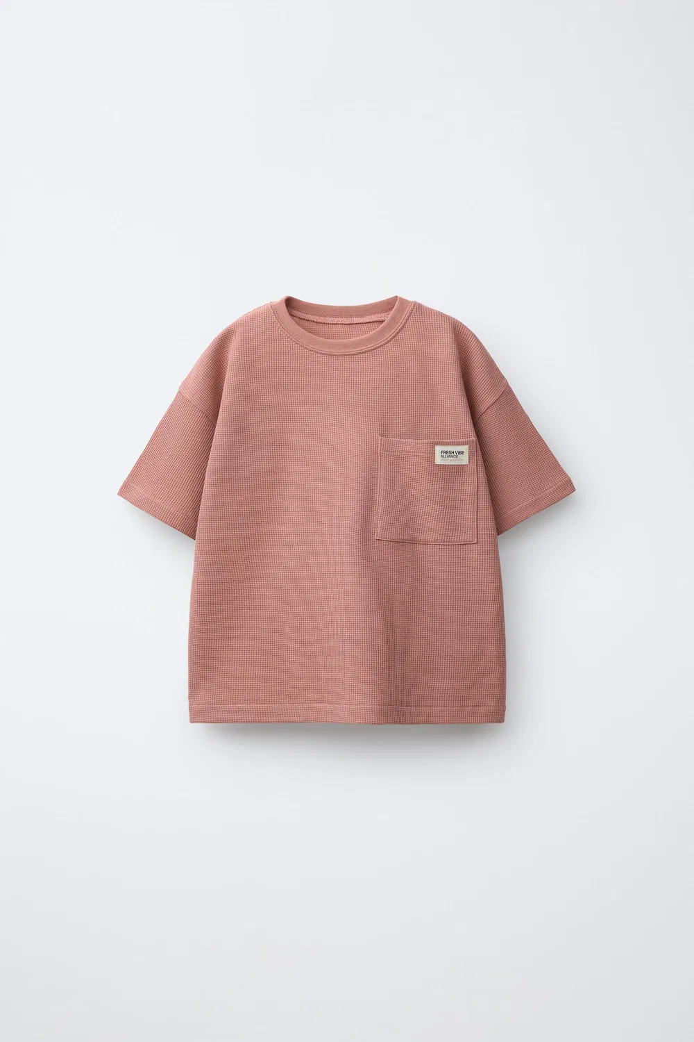 Пижама из вафельной вязки, размер 1,5-6 лет ZARA, Pink — фото 2