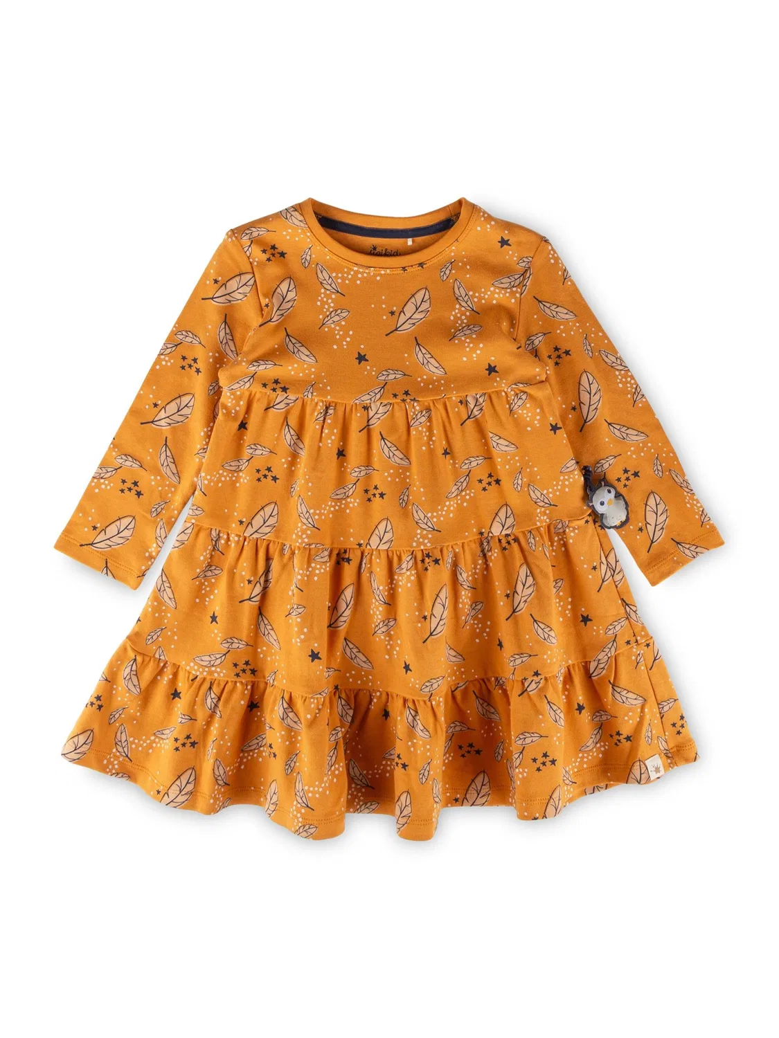 Платье Sigikid Kleid Magic Owl оранжевого цвета