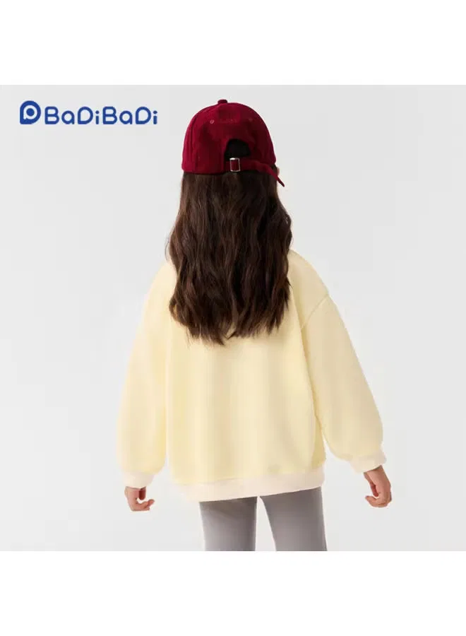 Свитшот с воротником на флисе Badibadi, красный