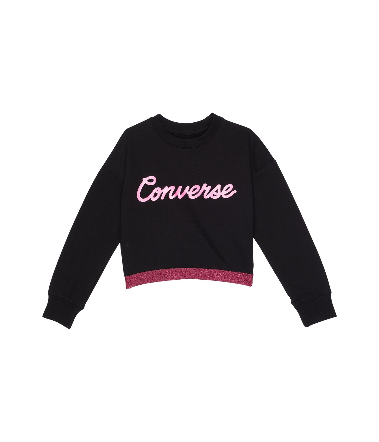 

Толстовка Converse Kids, Script Cropped Crew