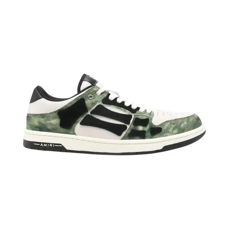 Amiri Camo Skel Top Low 'Camo', зеленый