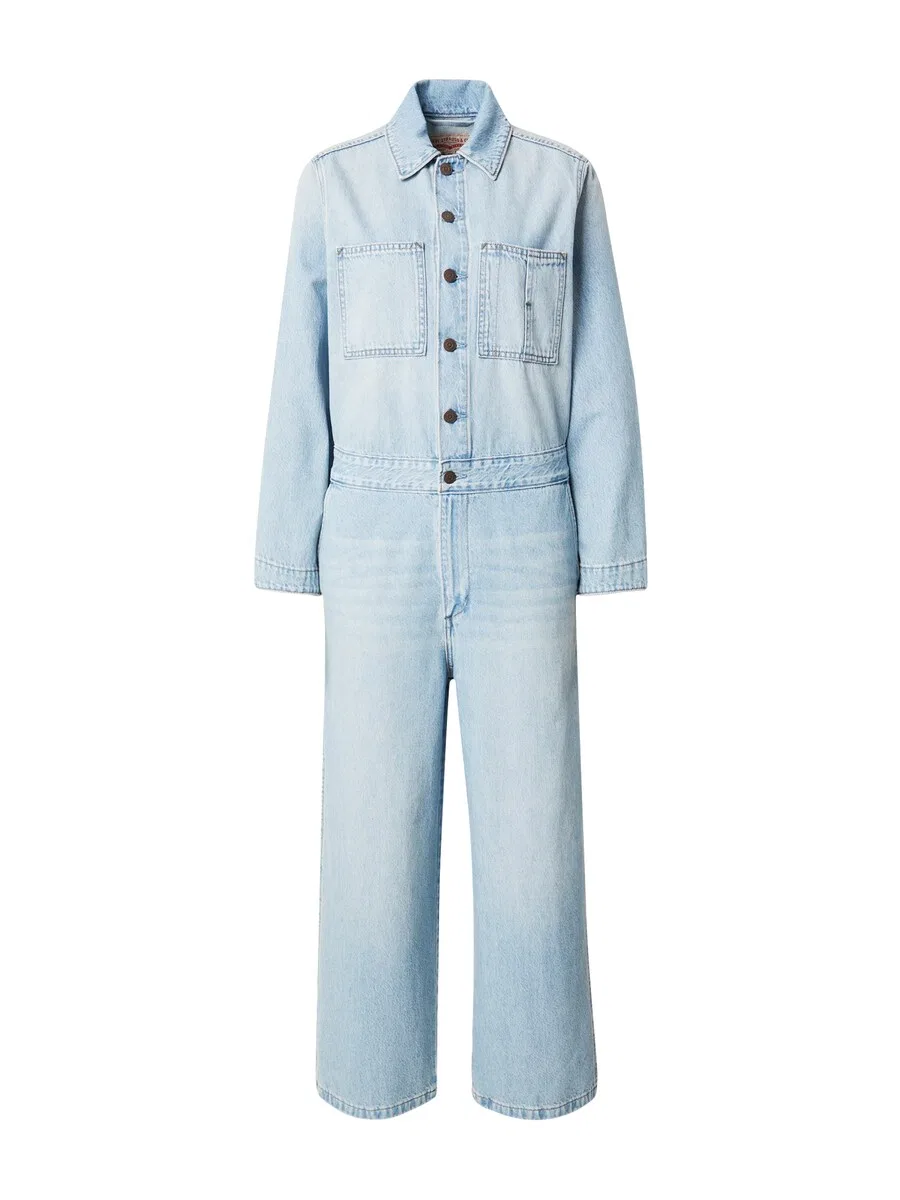 Комбинезон LEVI'S «Культовый легкий комбинезон» из синей джинсовой ткани