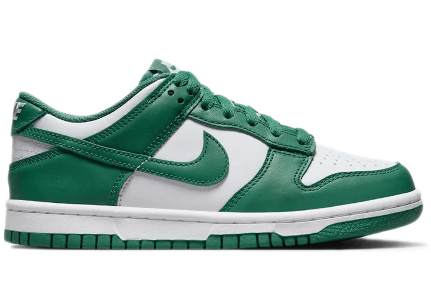 Детские кроссовки с контрастной расцветкой Nike Dunk Low Nike, White/Bicoastal