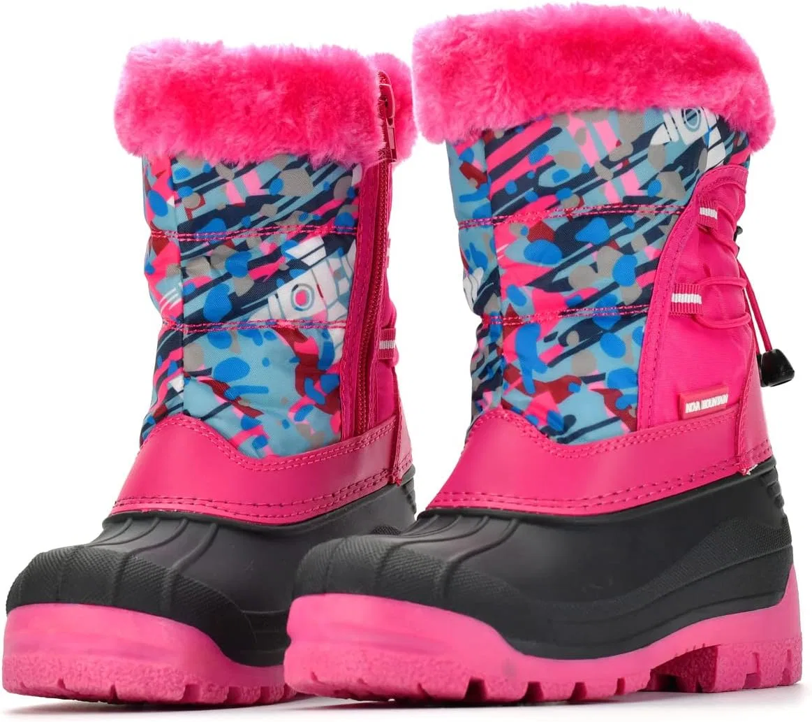 Детские зимние снежные ботинки для девочек Nova Mountain Nova Footwear, Fuchsiamulti — фото 2