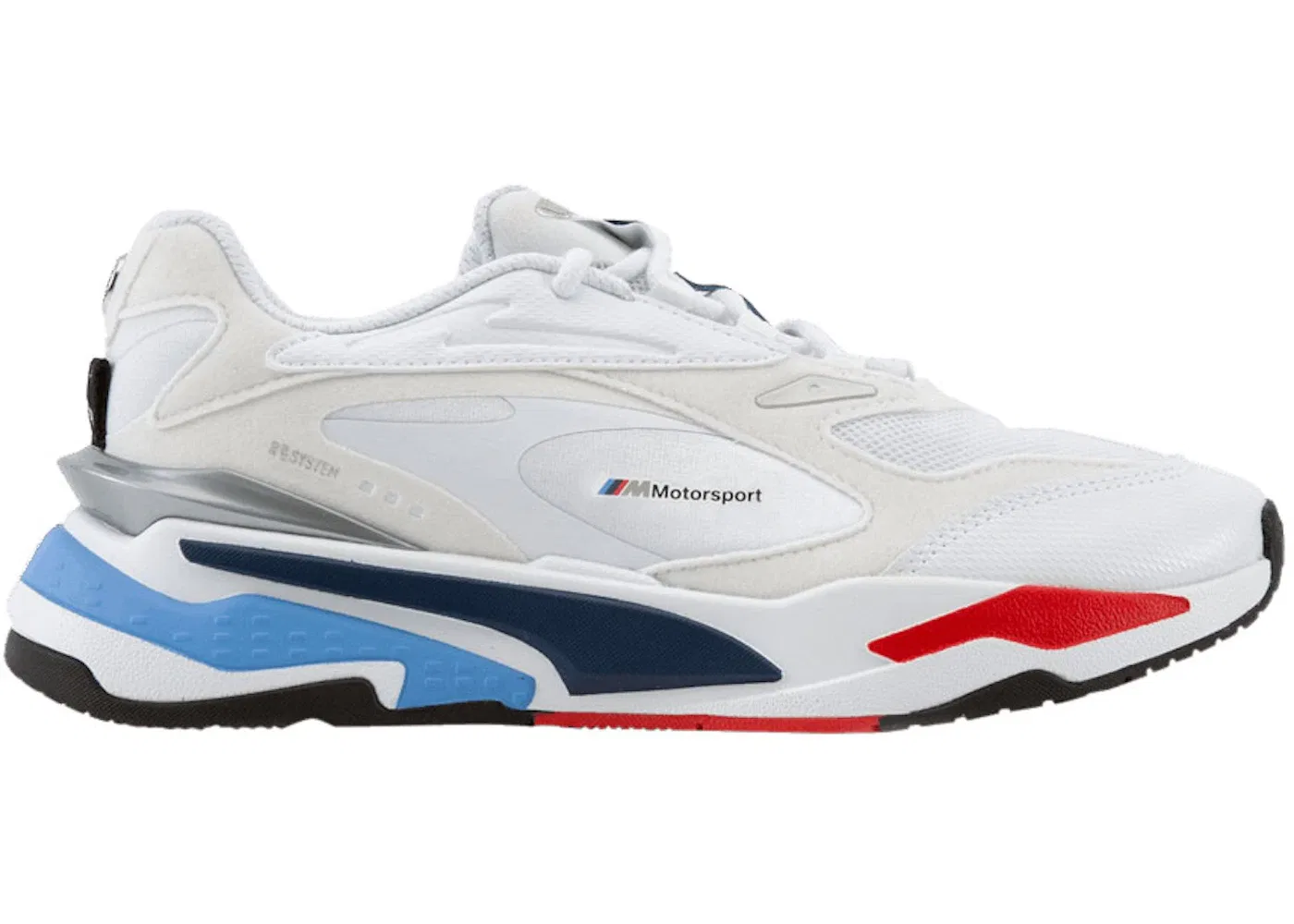 Детские кроссовки Lifestyle RS-Fast Puma, White/Marina/High Risk Red