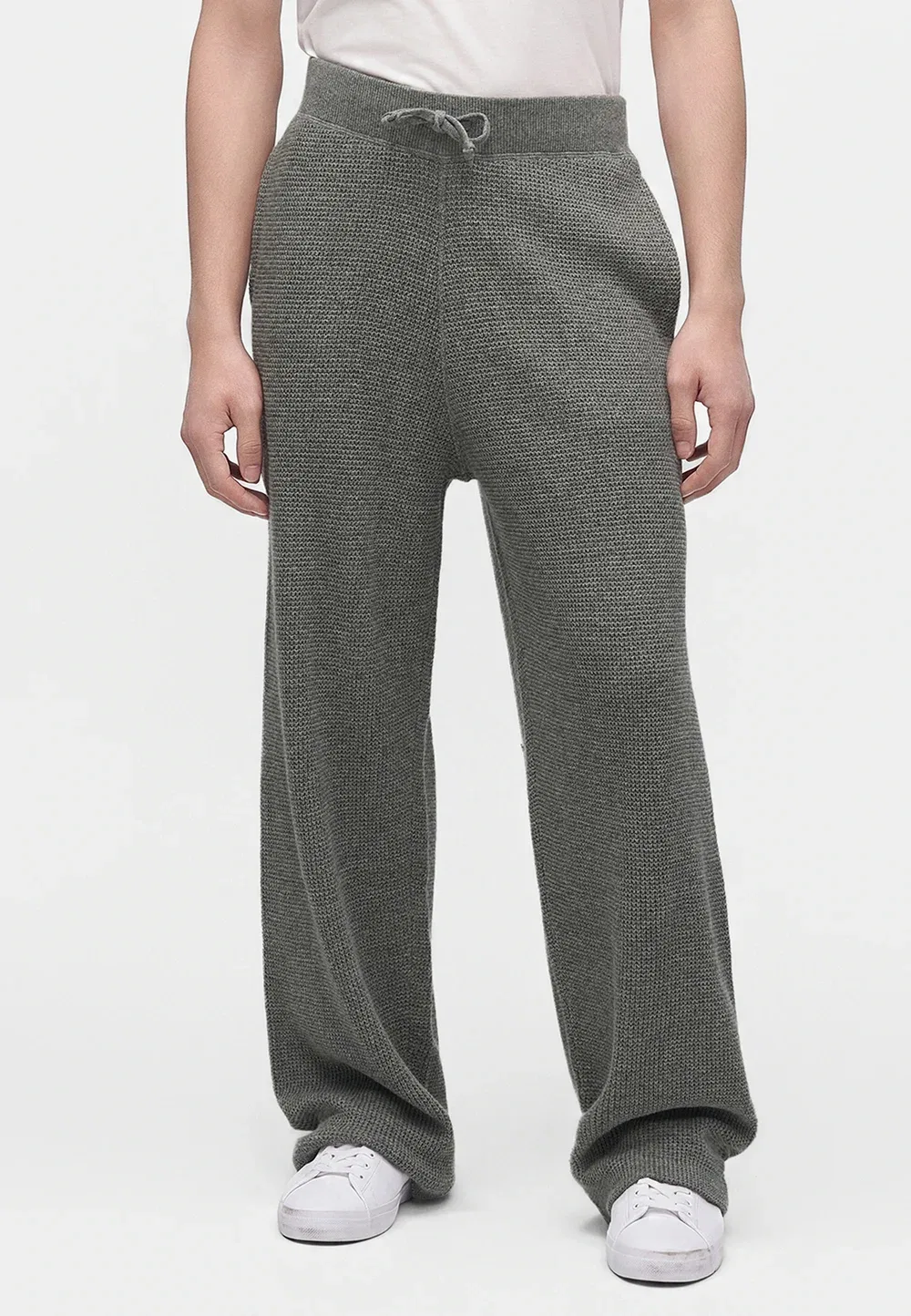 Свитер с открытым низом, брюки Polo Ralph Lauren, Fawn Grey Heather