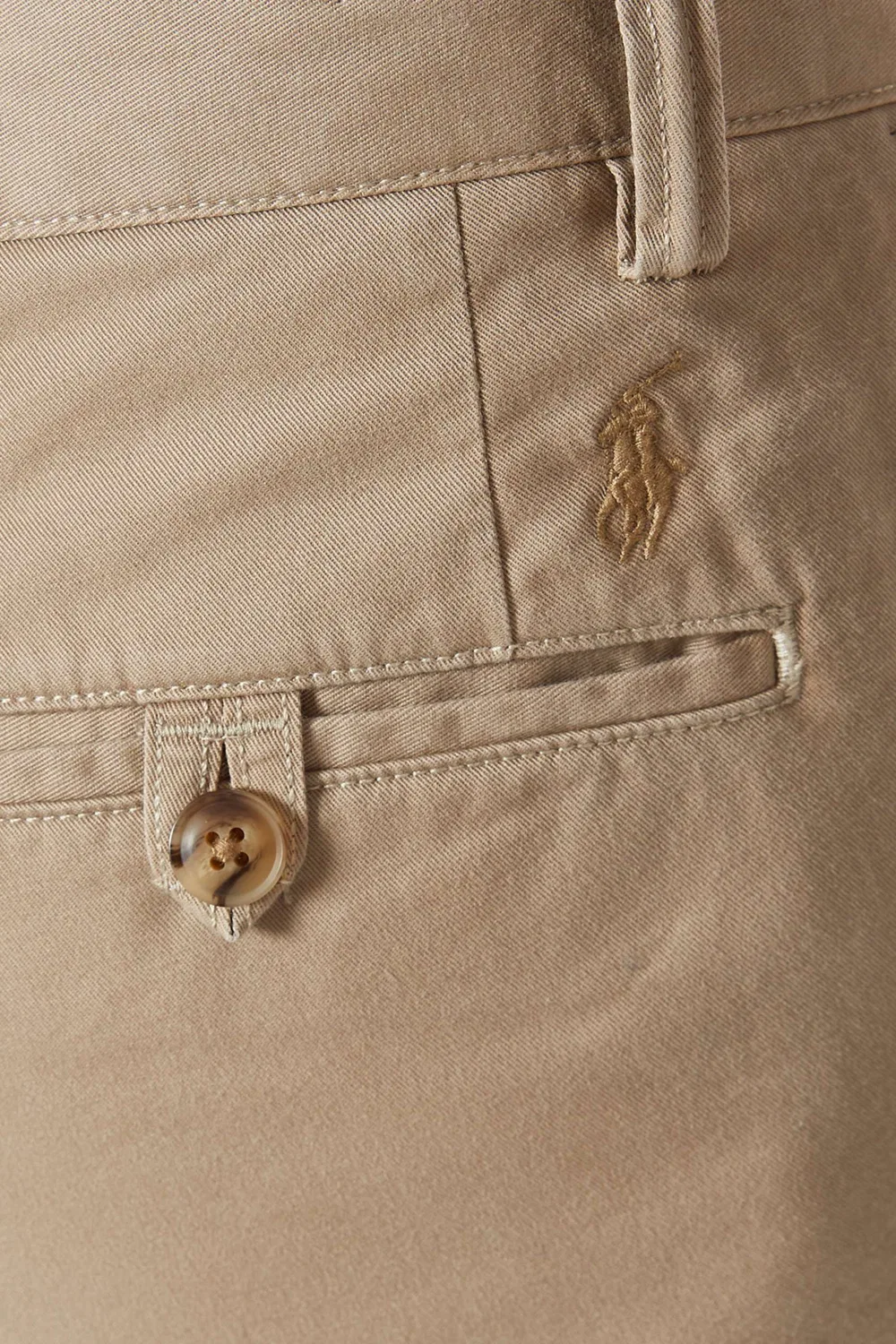 Брюки чинос слим с эффектом стрейч Polo Ralph Lauren, нейтральный — фото 4