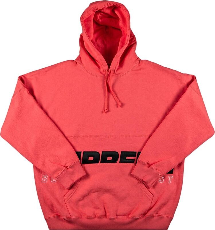 Толстовка Supreme Best Of The Best Hooded Sweatshirt 'Bright Coral', розовый — фото 2