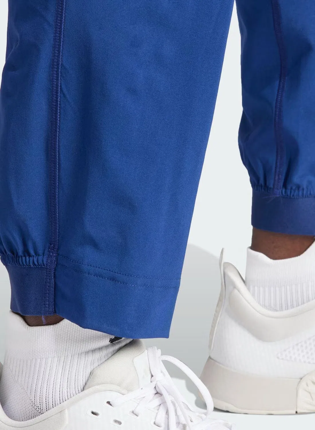 Штаны тренировочные с зауженными брючинами Train Essentials Adidas, синий — фото 4