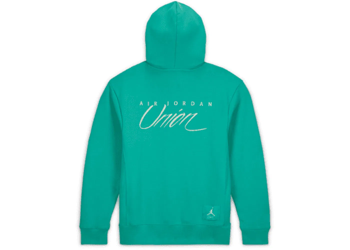 Мужская худи флисовая Jordan x Union MJ Fleece Hoodie Kinetic Green/White, Kinetic Green/White