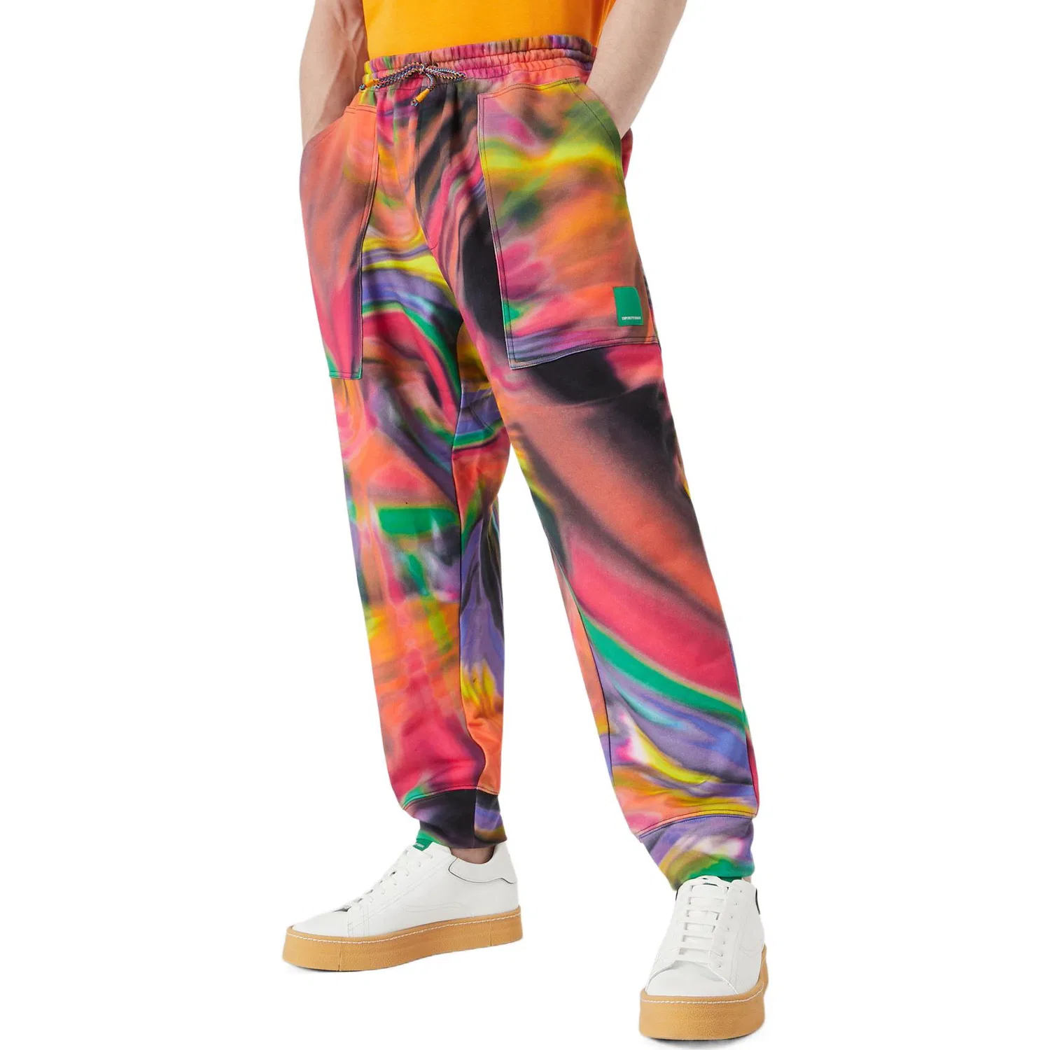 Мужские трикотажные спортивные штаны Hip Hop Style EMPORIO ARMANI, Multicolor — фото 3