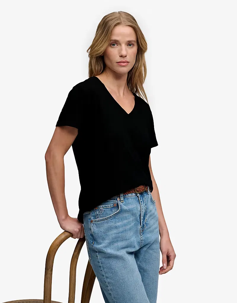 Футболка Superdry Studios с вышивкой, черный
