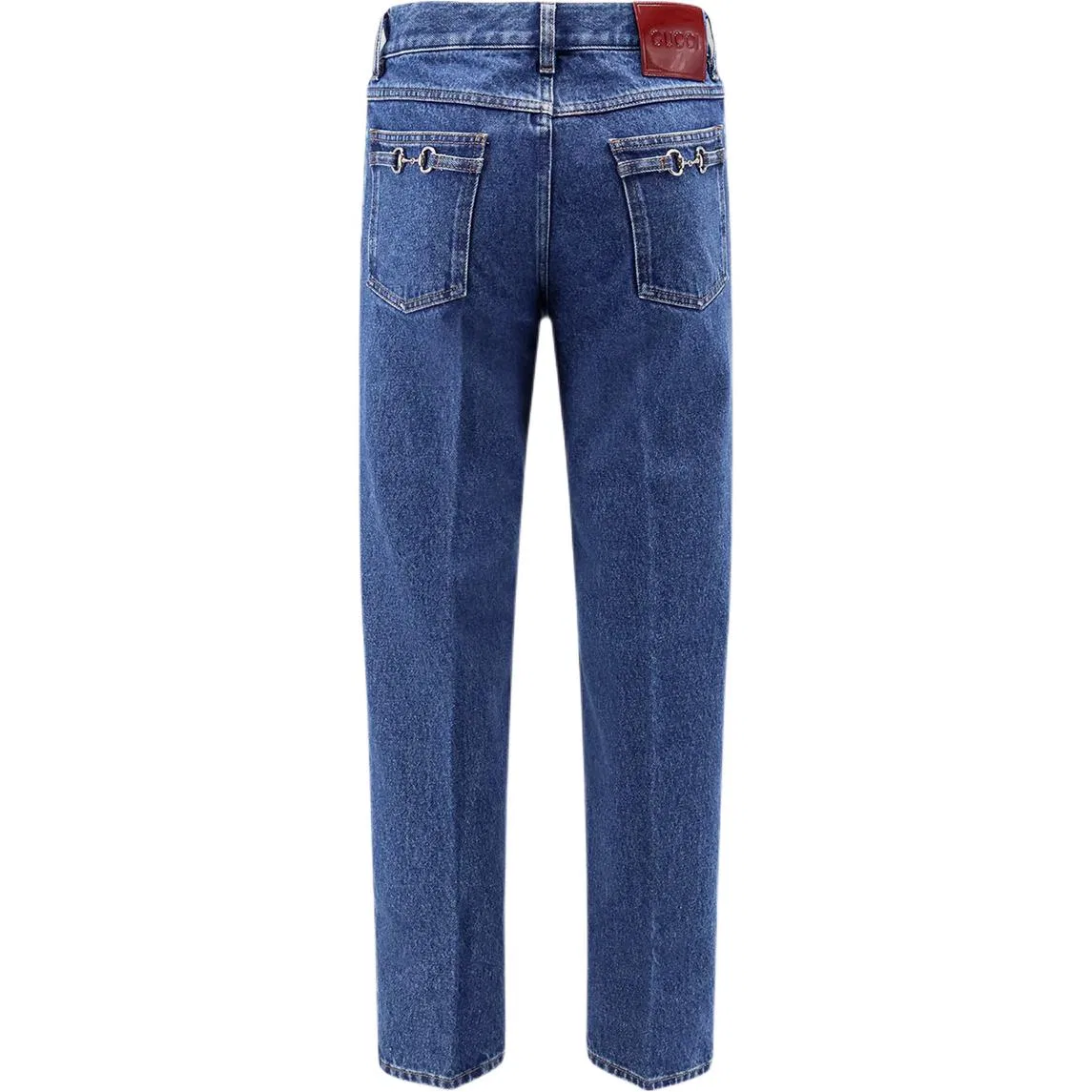 Джинсы мужские GUCCI slim fit, синие — фото 2