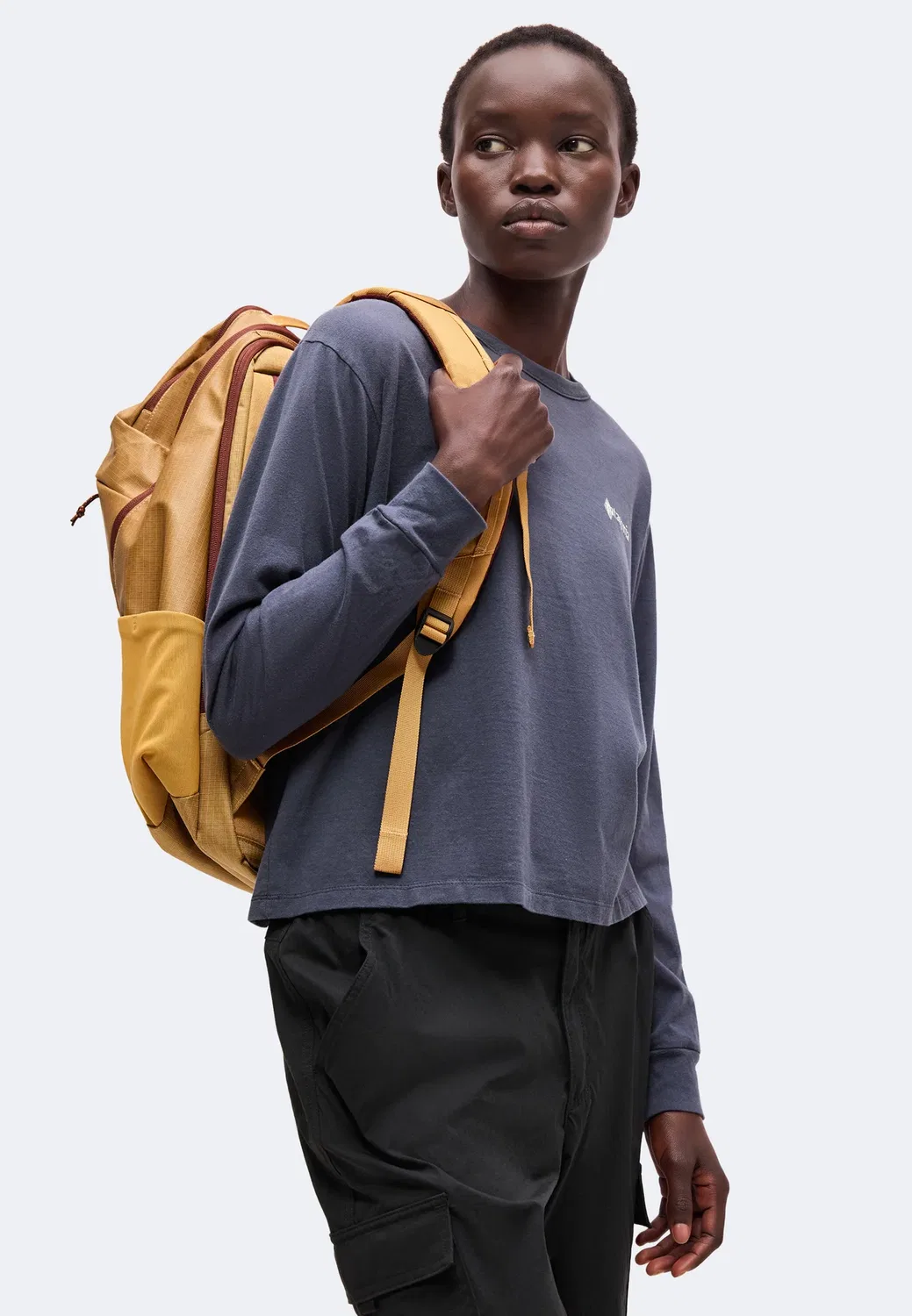 Футболка Hut tripper свободного кроя с длинными рукавами Patagonia, Smolder Blue — фото 4