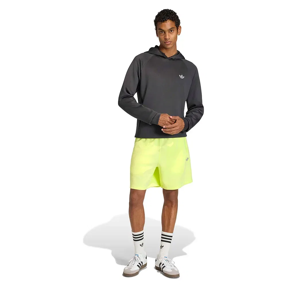 Худи Adidas Originals Trefoil Essentials Spacer, серый — фото 4