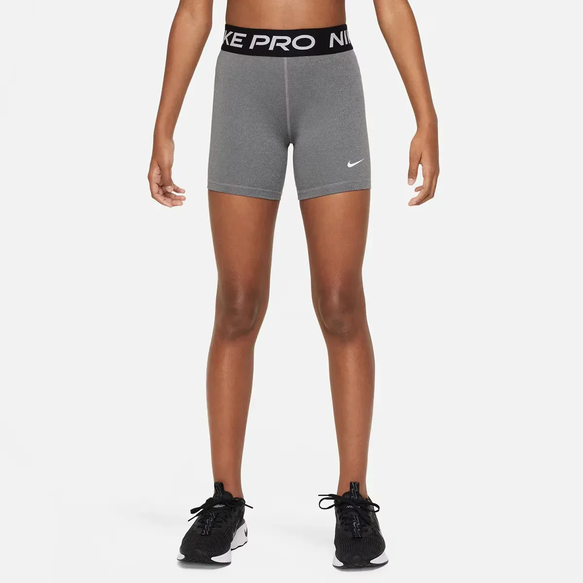 Детские шорты для девочек компрессионные Nike Pro 3" Gris