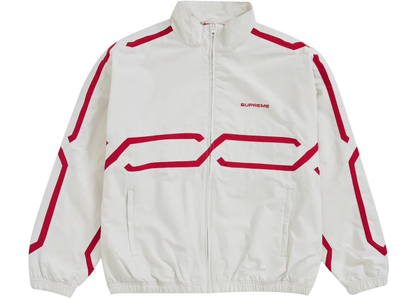 Мужская куртка с длинным рукавом Supreme Inset Link Track Jacket, Light Grey