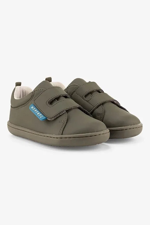 Детские кроссовки для девочек без каблука Hopfrög, Super Matte Khaki — фото 4