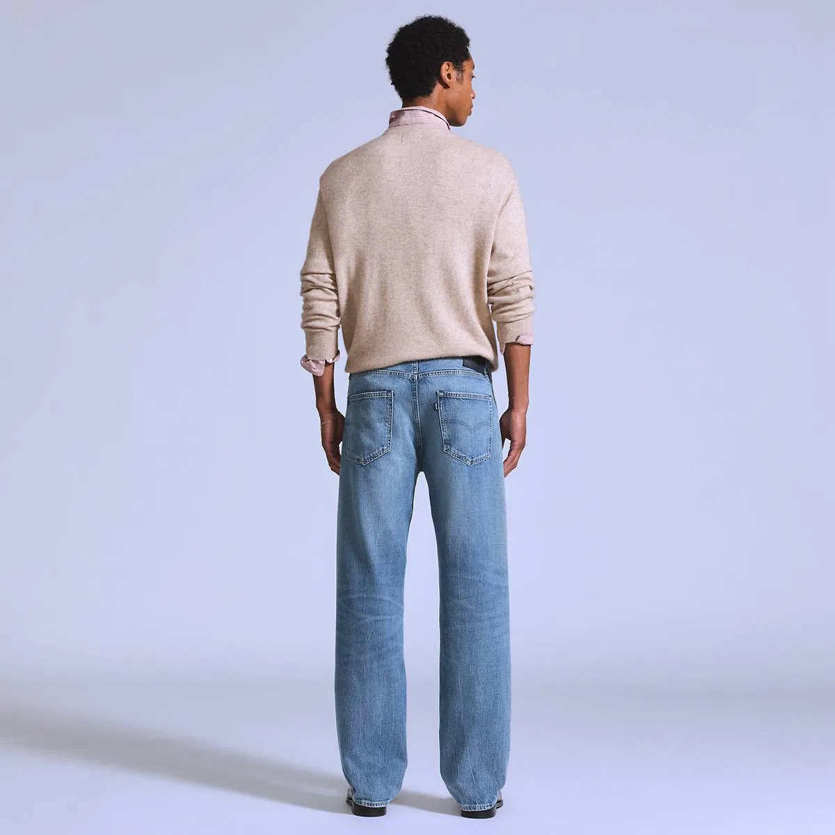 Свободные мужские джинсы Anchor Levi's, Supersonic - Light Wash — фото 3