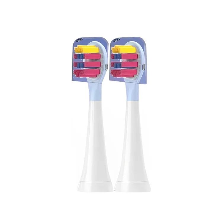 Сменные насадки для зубной щетки IBOANN, [Cleaning Type-Multicolor]4 Pcs Set — фото 3
