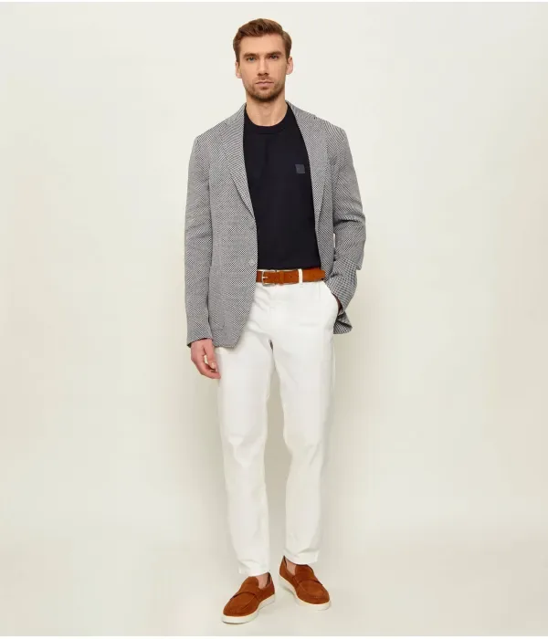 Брюки чинос tapered fit Boss Orange, белый — фото 2