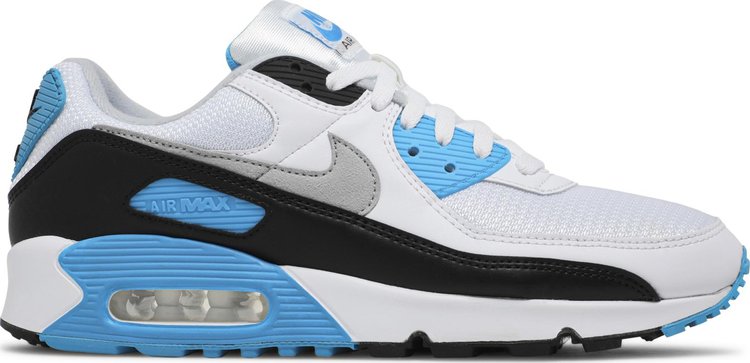 Кроссовки Nike Air Max 90 Retro 'Laser Blue' 2020, синий - фото