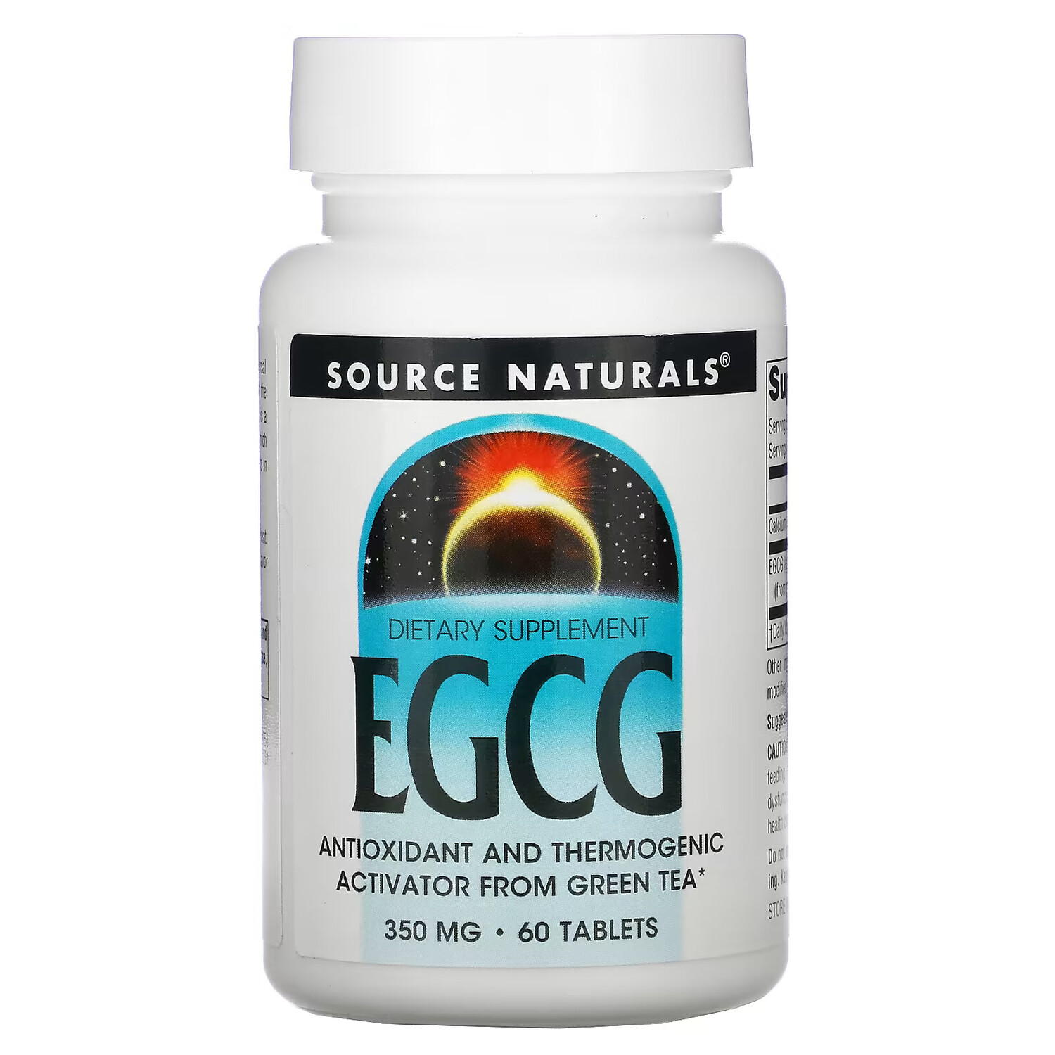 

Source Naturals, EGCG, 350 мг, 60 таблеток