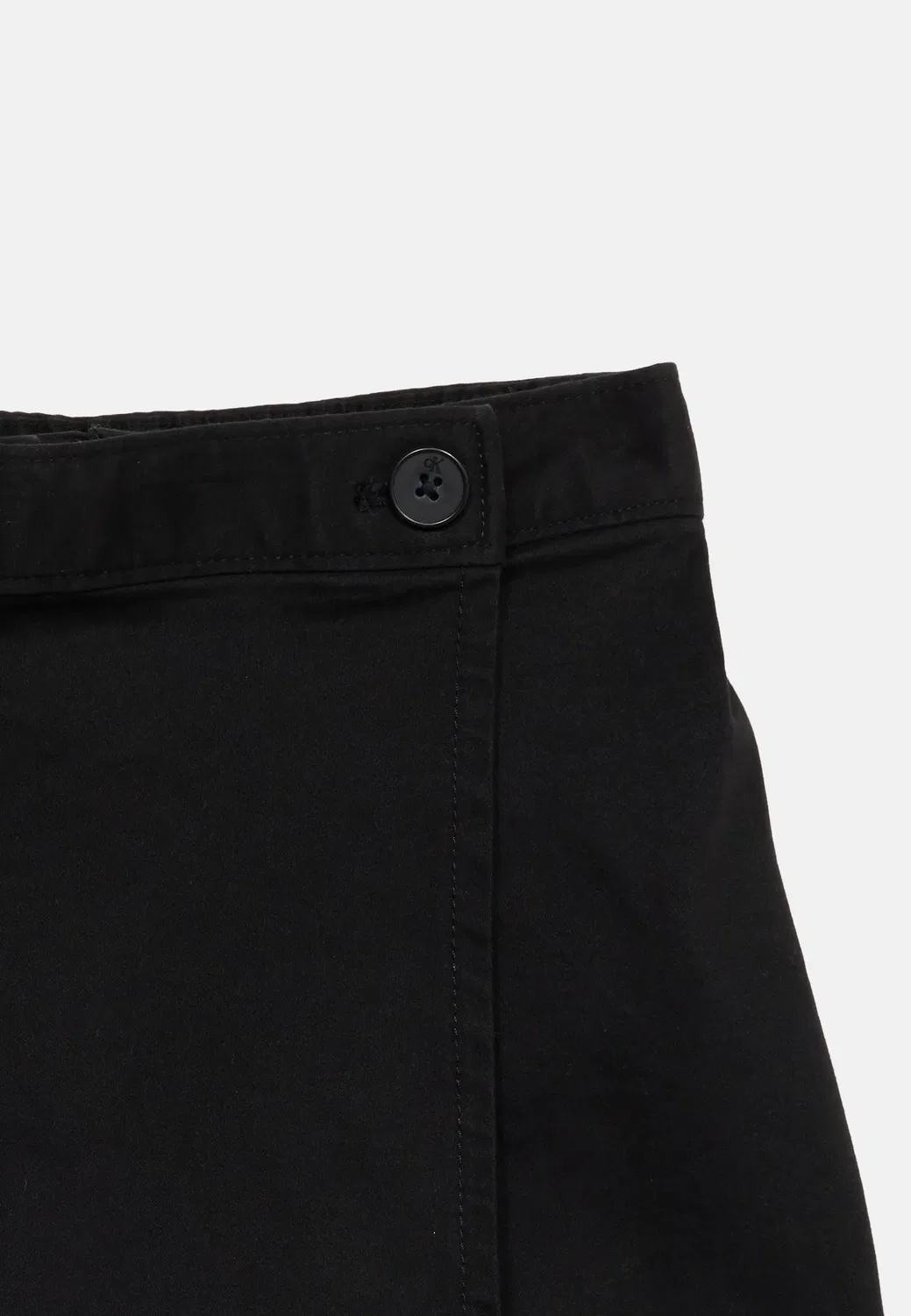 Шорты-Юбка - мини-юбка Calvin Klein Jeans, Black — фото 3