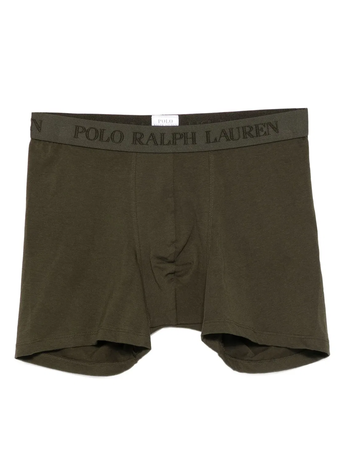 Боксеры с логотипом на поясе, зеленые Polo Ralph Lauren, зеленый — фото 2