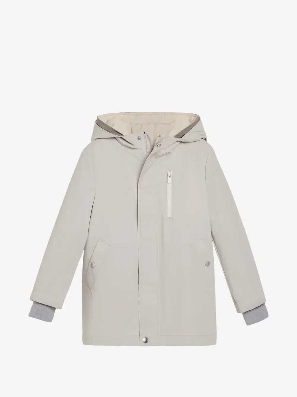 Парка с утеплителем Thermore Brunello Cucinelli Kids, бежевый