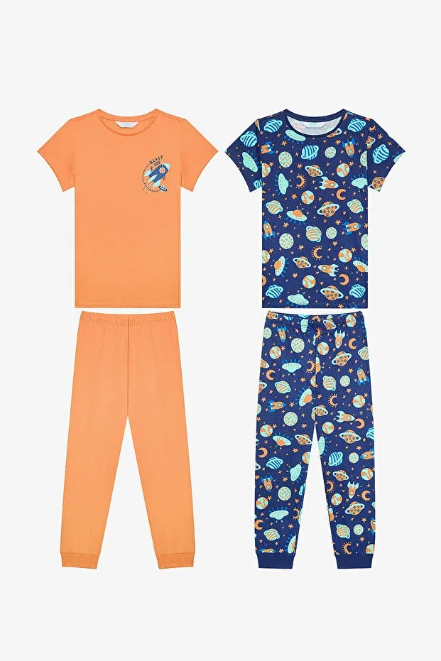 Детская пижама с принтом Blast Off Cotton Penti, Multicolor