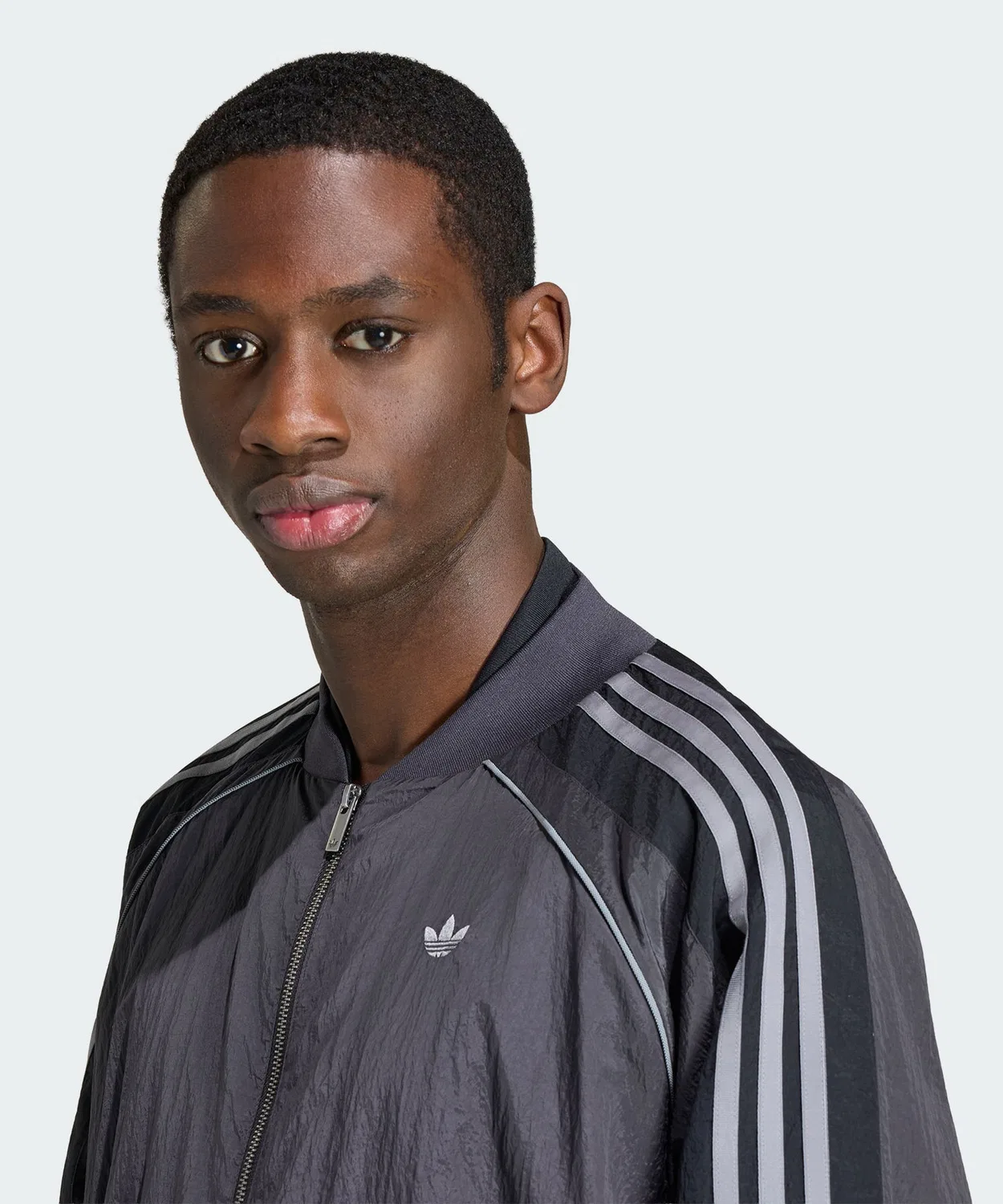 Мужская куртка-трактор с длинным рукавом модель ADILENIUM Season 5 Track Top Adidas, Black — фото 4