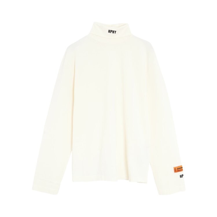 

Футболка Heron Preston Logo Patch Long-Sleeve T-Shirt 'White', белый