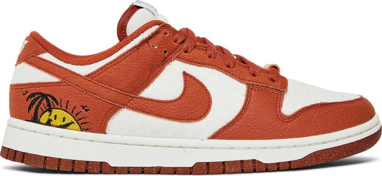 Кроссовки Nike Wmns Dunk Low 'Sun Club - Burnt Sunrise', оранжевый - фото