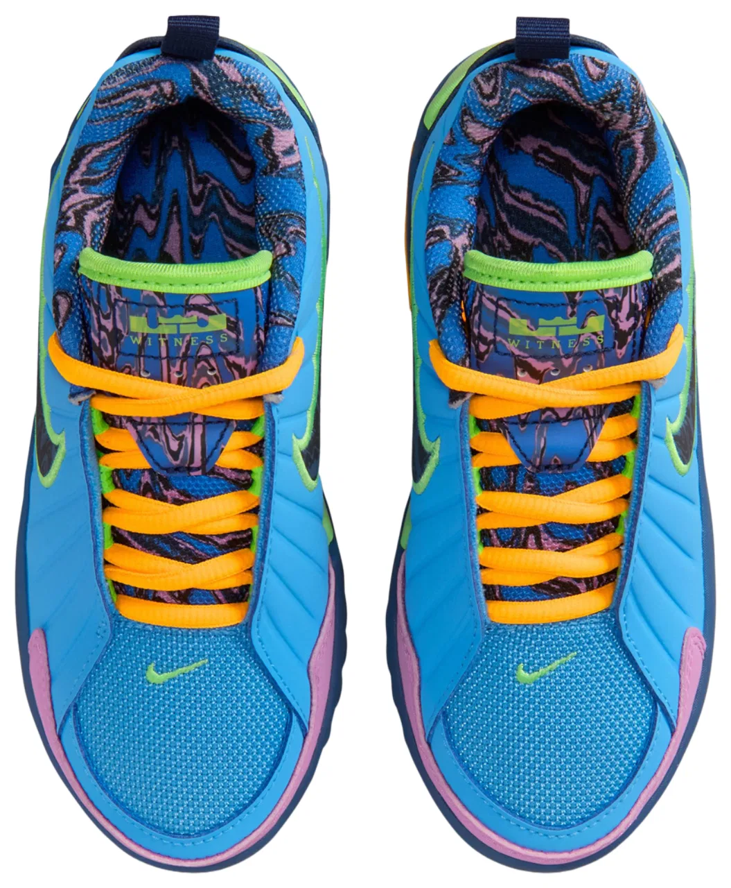 Кроссовки для мальчиков Lebron Witness IX SE Nike, цвет University Blue/Black/Midnight Navy — фото 4