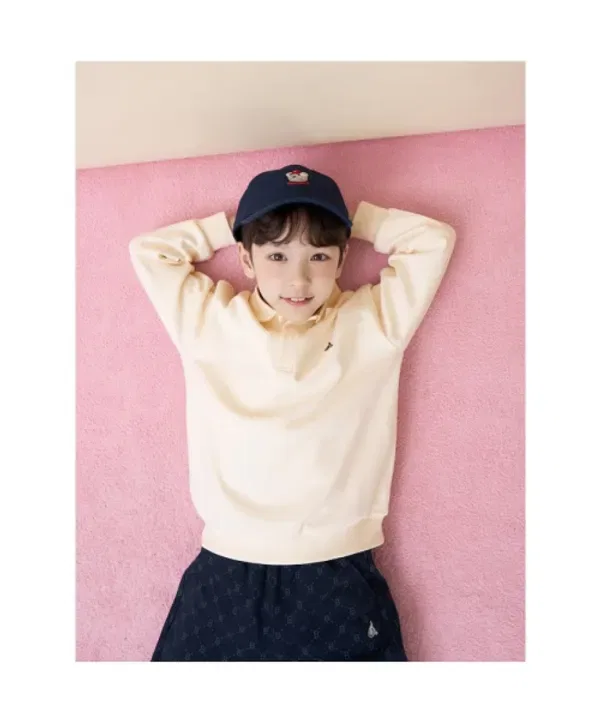 Детский костюм с монограммой, медвежонок, Beanpole Kids, слоновая кость — фото 2