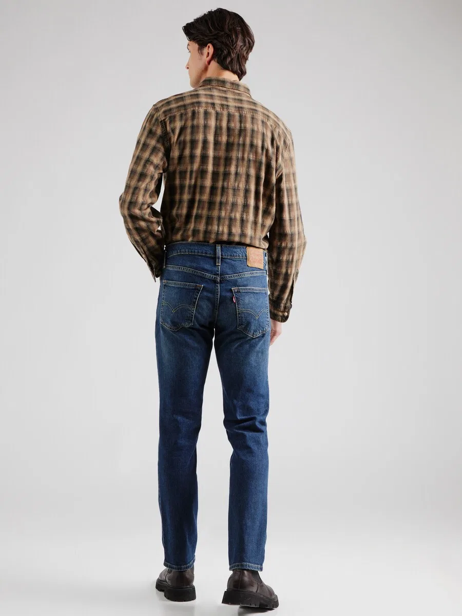 Джинсы LEVI'S Slim fit темно-синего цвета — фото 4