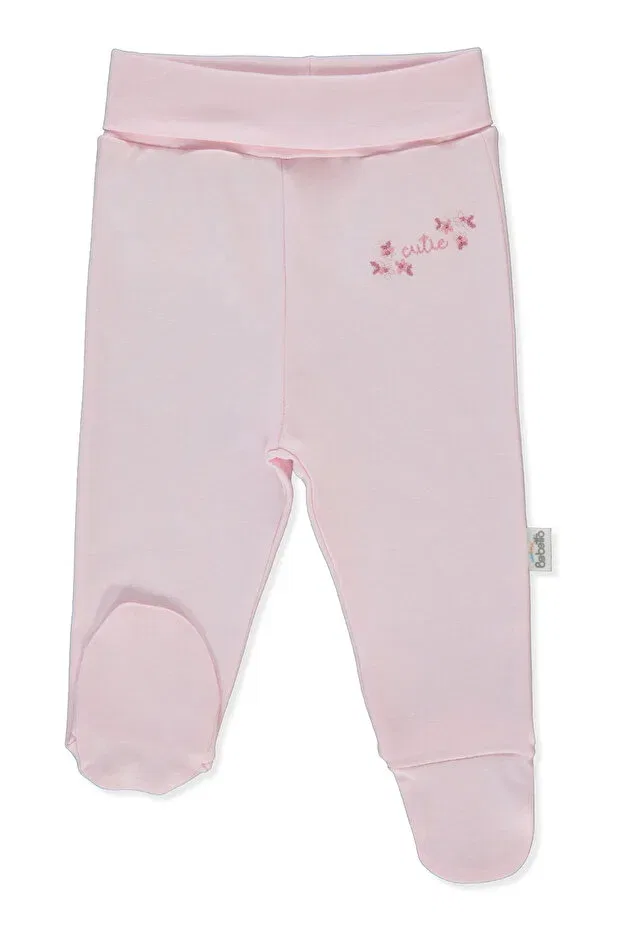 Детские брюки для девочек хлопковые Flower Garden Bebetto, Pink