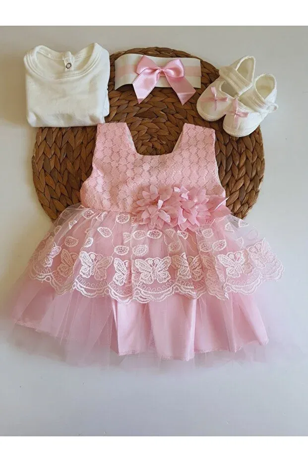 Детский комплект платьев для девочек Pileki Baby, Pink