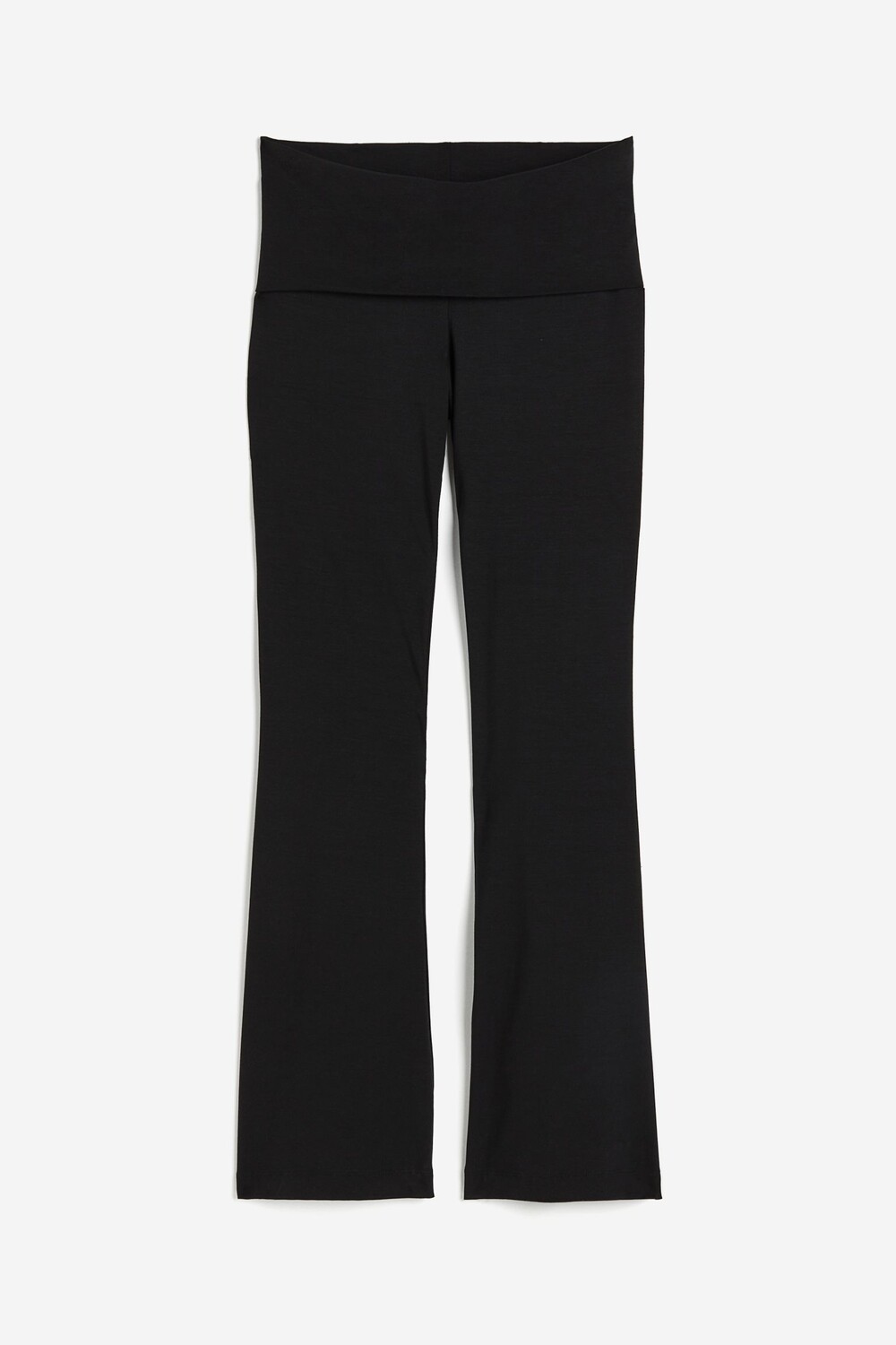

Брюки H&M Flared Jersey, черный