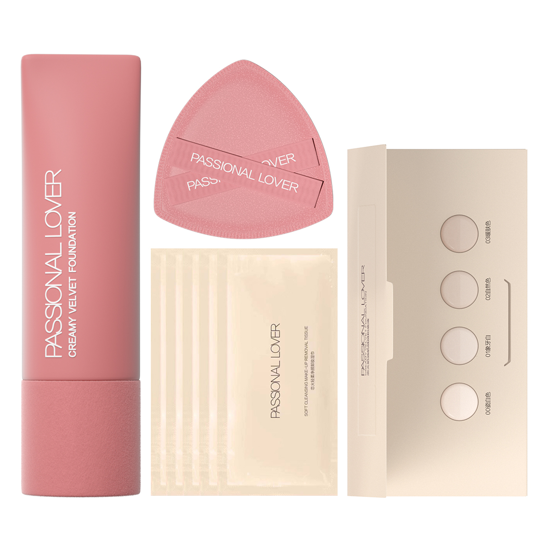 

PASSIONAL LOVER P Жидкая тональная основа PL Invisible Liquid Foundation Collection Velvet Creamy Skin Natural Long Lasting Clear Hydrating Concealing 30g